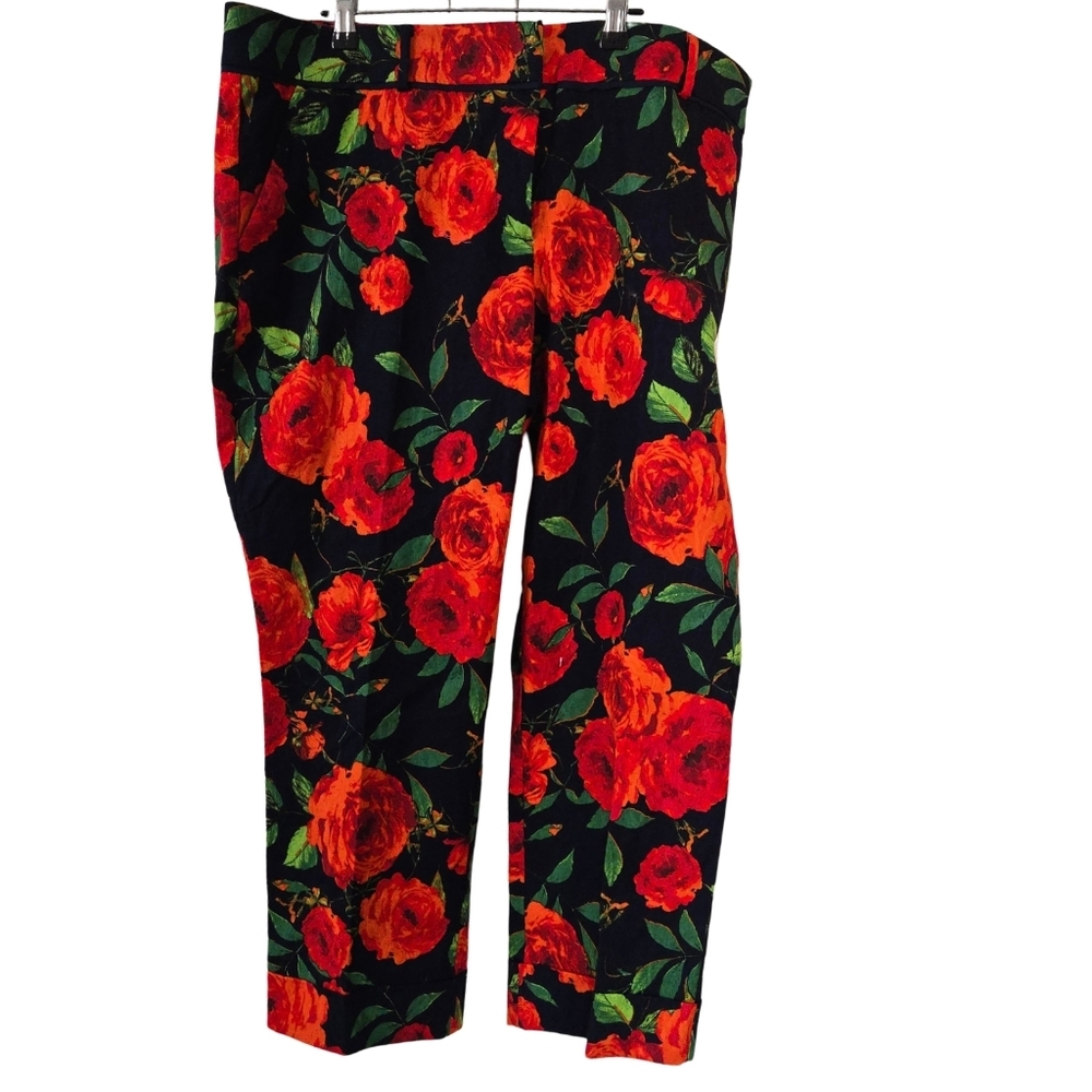 Pants Floral Cottagecore Women's Capris Feminine Floral Y2K Size 14